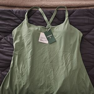 Halara Green Tank Dress